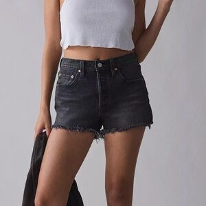 Levi’s 501 black high rise shorts new with tags